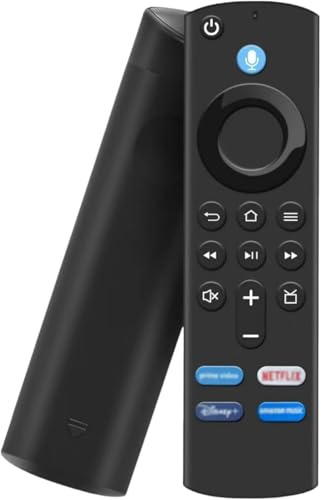 Replacement Voice Remote Control for AMZ Smart Fire-TV-Stick 4K (2nd & 3rd Gen), Lite & HD, Compatible with AMZ Smart TV Cube (1st, 2nd & 3rd Gen), Insignia, Pioneer & Smart TVs with Voice Function