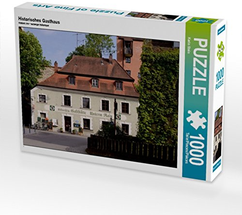 CALVENDO Puzzle Historisches Gasthaus | 1000 Teile Lege-Größe 64 x 48 cm Foto-Puzzle für glückliche Stunden