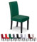 SaintderG® Housse de Chaise 6 pièces, Housse de Salle à Manger Universel, Lycra étirable, très Facile à Nettoyer et Durable, Bouquet, Hôtel, Décor de Restaurant (forêt Noire, 6 pièces).