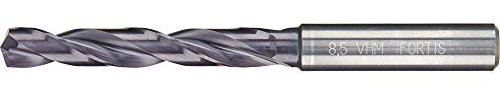 FORTIS VHM Vollhartmetall Spiralbohrer HL Bohrer 5 x D UNI HA 6,2 TiAlN+ D6537