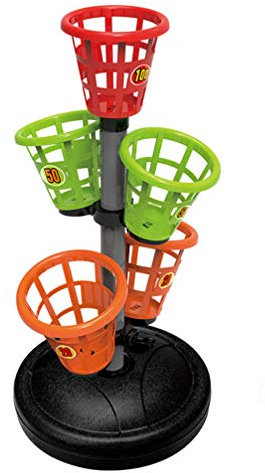 TOYANDONA Ladder Ball Toss Bean Bag Toss Tower Precision Basket Stand Holder Educational Toy for Adults Kids Indoor Outdoor