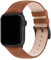 Fullmosa Cinturino Apple Watch Ultra 2 45mm/44mm/42mm/49mm, LichiBosin Cinturini in Pelle per Apple Watch Serie 9 8 7 6 5, Apple watch SE 2/ SE/Ultra, Per Uomo e Donna, Marrone + Fibbia Grigia Fumo
