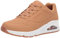 Skechers Women's Uno Stand on Air Sneaker, Brown 01, 4.5 UK