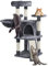 Yaheetech Árbol Rascador para Gatos Grandes 106 cm Altura con Espaciosas Cueva para Gatos de Casa Torre para Gatos Grandes Gris Oscuro