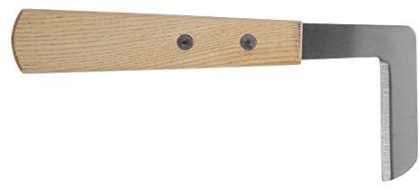 POPETPOP Recortadora De Pezuñas Cuchillo De Herrador Herramientas para Cortar Cascos De Caballo Tenazas Pezuñas Caballos Cuchillo Herrador De Madera Acero Inoxidable Cuchillo De Reparación