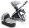 Nebula, by Venture Pram Travel System, Foldable Pushchair, Reversible seat, Carrycot, and adapters (Signature Paris)