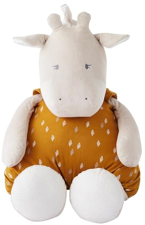 Noukie's NOUKIES - Schmusetuch für Kinder - Kleines Plüschtier Tiga - Schmusetuch aus Bio-Baumwolle - Kindgerechte Größe (25 cm)