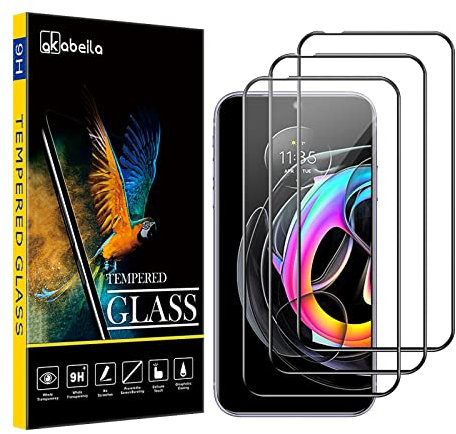 AKABEILA Protector Pantalla Cristal Templado para Xiaomi Redmi Note 11 Pro 4G/5G Global 3 Unidades Vidrio Templado HD Cobertura Completa Dureza 9H