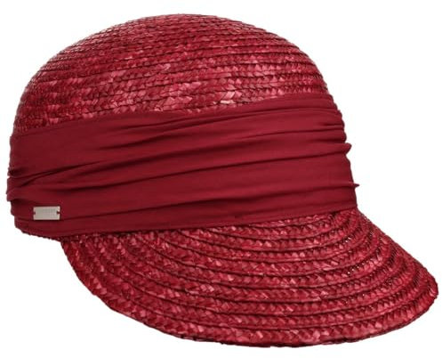 Seeberger Damen Strohkappe Cassis