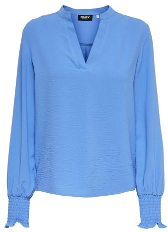 ONLY ONLMETTE V-Neck LS Smock TOP NOOS WVN