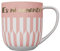 DRAEGER PARIS 1886 - Taza Cerámica Chic con Mensaje Es mi Momento - Diseño Azul/Rosa, 320 ml - Apta para Lavavajillas, No Microondas - Caja de Regalo Decorativa - Elegancia y Calidad desde 1886