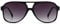 YUELUQU Polarisierte Sonnenbrille Damen Herren Retro 70er Jahre Vintage Eckig Kunststoff Trendy Damen Herren Sonnenbrillen(Schwarz-grau)
