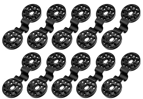 10 clip per rete parasole a effetto serra, clip per tessuto ombreggiante, clip in plastica per teloni, per reti da giardino, tessuto ombreggiante, per ancoraggio di tessuti ombreggianti