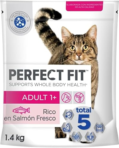 Pienso para Gatos Sabor Salmón (5 Bolsas x 1,4kg)