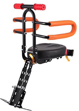 BCOATH Kinderfahrrad 1stk Kindersitz Sattel Für Fahrräder Kinderfahrräder Rennradträger Kinderstühle Zum Sitzen Klappsitz Sitz Für Fahrräder Baby Fahrrad Installationsstuhl Stahl Falten