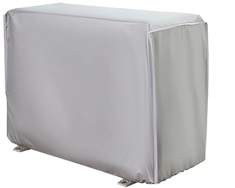 Klimaanlage Abdeckung zum Schutz der Außeneinheit der Klimaanlage,Anti Staub Anti Schnee Wasserdichte Sunproof (L)