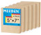 MEEDEN Unfinished Wood Canvas Board: 3/4” Deep 5x7” Wooden Canvas Panel Pack of 6 - Blank Cradled Wood Art Board for Painting
