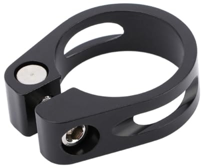 HOUSON Fahrrad Sattelkloben, Fahrradsitz Adapter Sattelstützenklemme Aluminium Legierung Sattelklemme Fahrradsattel Befestigung für MTB und Rennrad 31.8mm