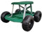 MIKONI Gartenwagenrollsitz Rollsitz für die Gartenarbeit, Gartenhocker XL, Gartenwagen Rollwagen Gartensitz Gartenrollsitz