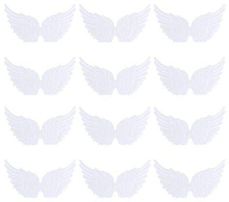 Operitacx 12pcs Wing Patches for Crafts, Iron On Patches Angel Wings, Embroidered Patches Clothes Applique for Embroidered Clothes Backpack