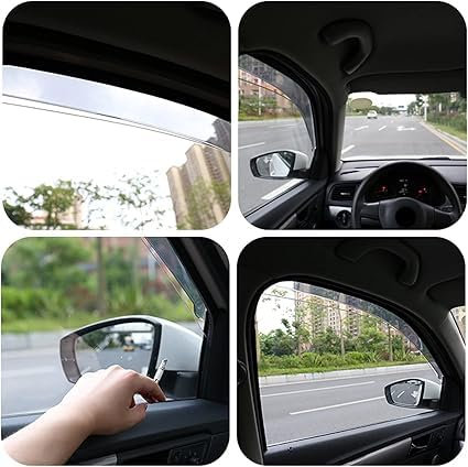 LPOOSAKW Auto Windabweiser für Audi A6 Allroad Quattro (4G, C7 Facelift 2014) 2014-2016, Seitenfenster Regenschutz Regenabweiser.