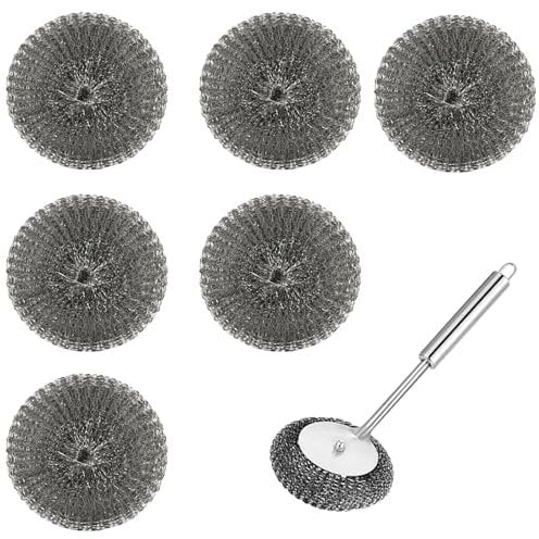 6PCS Kettle Descaler Balls,Stainless Steel Cleaning Balls Reusable and Effective Cleaning Tool Kettle Limescale Remover Limescale Remover Limescale Easy to Use and Clean