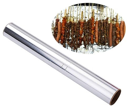 Ipetboom 3rollen Aluminiumfolie Reißfeste Grillfolie Für Backofen Und Holzkohlegrill Vielseitige Tinfoil Zum Backen BBQ Frischhalten Hitzebeständig Und Langlebig