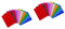 DIYEAH 1 Satz Goldpulver-wellpappe Papier Pastell Karton Gewellt Basteln Für Bastelmaterial Für Bastelsets Für Schulmaterial Kindergardinen Bunte Wellpappe 10 Blatt