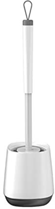 SVKVBNLNGK Toilet Brush With Holder No Dead Ends Stainless Steel Handle Soft Wool Square Bottom Toilet holder brush