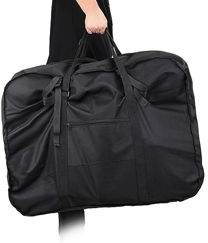 CHICIRIS Zusammenklappbare Fahrradtasche, Oxford-Stoff, wasserdichte Reisetasche Zum Radfahren, Verstellbarer Riemen für Outdoor-Abenteuer (16 Zoll)