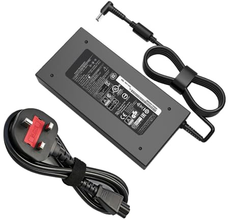 180W Laptop Charger Compatible with MSI GF63 GF65 GS65 GS66 8RD 8RC 8SC 8RCS 9SC 9SD 9RCX Stealth Thin Gaming Laptop Power Adapter