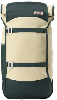 AEVOR Trip Pack Banana Split - Beige | Roll-Top Rucksack, 26–33 L, eingerollt 31 x 18 x 50 cm, erweitert 31 x 26 x 70 cm, wasserabweisend, 15 Laptopfach