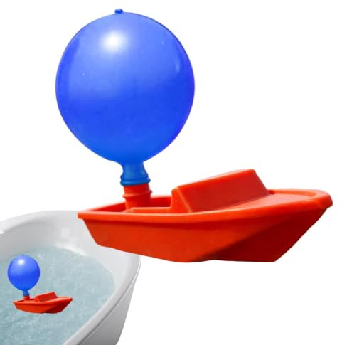 Leksaksbåt fungerar med en 3D-tryckt pedagogisk båtballong | De Bain för badrum, pool, strand och utomhusspel i