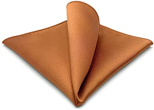 Shlax&Wing Hochzeit Herren Seide Krawatte Orange Einfarbig Extra lang Dünne