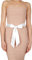 BlackButterfly Matrimonio Damigella Raso Fascia Cintura (Bianco, 10W / 250L)