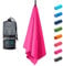 Fit-Flip Microfaser Handtücher - kompakt und leicht - Mikrofaser Handtuch schnelltrocknend - als Reisehandtuch, Sporthandtuch, Strandtuch - Badetuch groß (1x 50x30cm, Deep Pink)