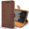 Snakehive iPhone 11 Vintage Wallet || Genuine Leather Wallet Phone Case || Real Leather with Viewing Stand & 3 Card Holder || Flip Folio Cover with Card Slot (Brown)