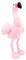Zappi Co Flamant Peluche pour Enfants (Hauteur de 64 cm) Collection d'animaux de Safari Ours en Peluche Premier Enfant Nouveau-né