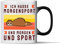 tshirtladen Ich Hasse Morgensport und Morgen und Sport Farbwechseltasse Schwarz Matt perfekt für das Büro