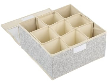 Spirella MSV MS4829 Aufbewahrungsbox Mikrowelle, Nicht gewebt, 9 CPTMS, Grey, 26.5 x 26.5 x 13