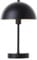 mokebo® LED Tischlampe kabellos, Akku Tischleuchte dimmbar & aufladbar mit USB-C 'Der Leuchtturm', Vintage Flowerpot , Pilz Lampe & Nachttischlampe schwarz Metall mit Batterie, warmweißes Licht