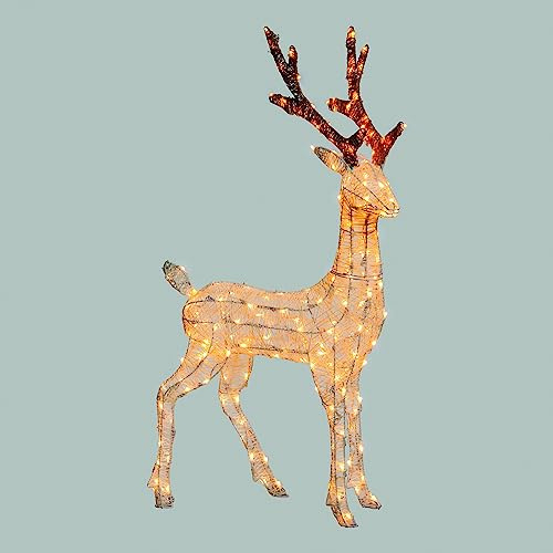 Lotti 63891 LED Rentier 105cm 200 bernsteinfarb. LED 63891