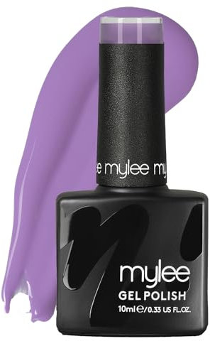 Mylee Gel Nail Polish 10ml [Lilac U a Lot] UV/LED Soak-Off Nail Art Manicure Pedicure for Professional, Salon & Home Use [Purple Range] - Long Lasting & Easy to Apply