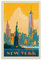 Vintage-Poster, New York, Freiheitsstatue, dekoratives Gemälde, Leinwand, Wandposter und Kunstdruck, modernes Familienschlafzimmer-Dekor, Poster, 40 x 60 cm
