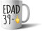 Taza 40 cumpleaños hombre o mujer -Original - Taza de desayuno - Taza Personalizada - Regalos originales de 40 cumpleaños - 40 aniversario broma - Regalos amigas -Taza 40 años - Taza cuarenta años