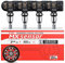 Autel 2 in 1 RDKS MX-Sensor, Reifen mit doppelter Frequenz für 98% Autos, identisch mit OE Sensor, Reifendruck-Kontrollsystem-RDKS-TPMS Ersatz Sensor, Druck klonbar bis 100% (Metallventil, 4 Stück)