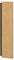 EGLO LED Wandlampe Zubialde, rechteckige Wandleuchte innen, Wandleuchter Eiche für indirekte Beleuchtung, Flurlampe aus Holz und Metall in schwarz, Lampe Wand warmweiß