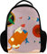 Fishbone Personalisierter Rucksack für Damen und Herren, Schule, Reisen, Arbeit, Rucksack, Mehrfarbig, 27.5x13x40cm, Rucksack Rucksäcke