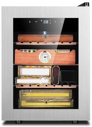 Electronic Constant Temperature Humidifying Cigar Cabinet Low Noise Mini Home Refrigerator Ice Bar Wine Cabinet