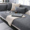 Sofabezug, Non Slip Sofa Cover Couchbezug l Form Sofa Überzug 2 3 4 Sitzer Sofaschoner rutschfest Überzug Sofa Ecksofa Sofaschutz Couchschoner Katze/Hunde(Grau, 70x90cm)